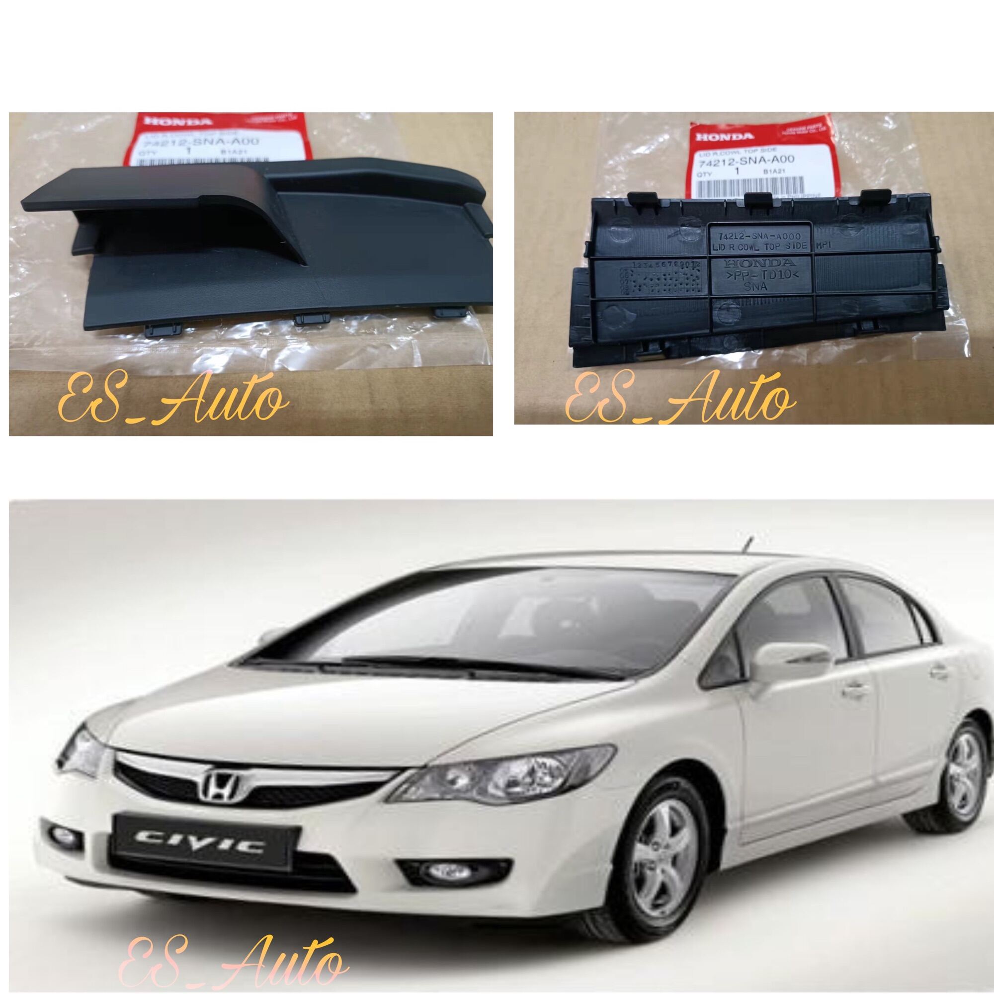 *ORIGINAL HONDA SNB CIVIC FD 20062010 FRONT WINDSREEN WIPER GRILLE