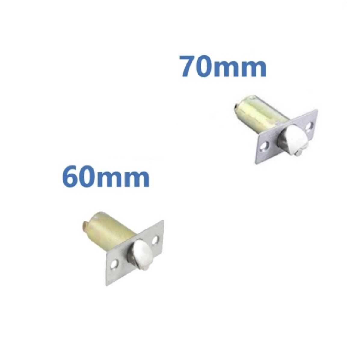 Cylinder Door Latch / Cylindrical Door Lock Tongue Latch Backset 60mm