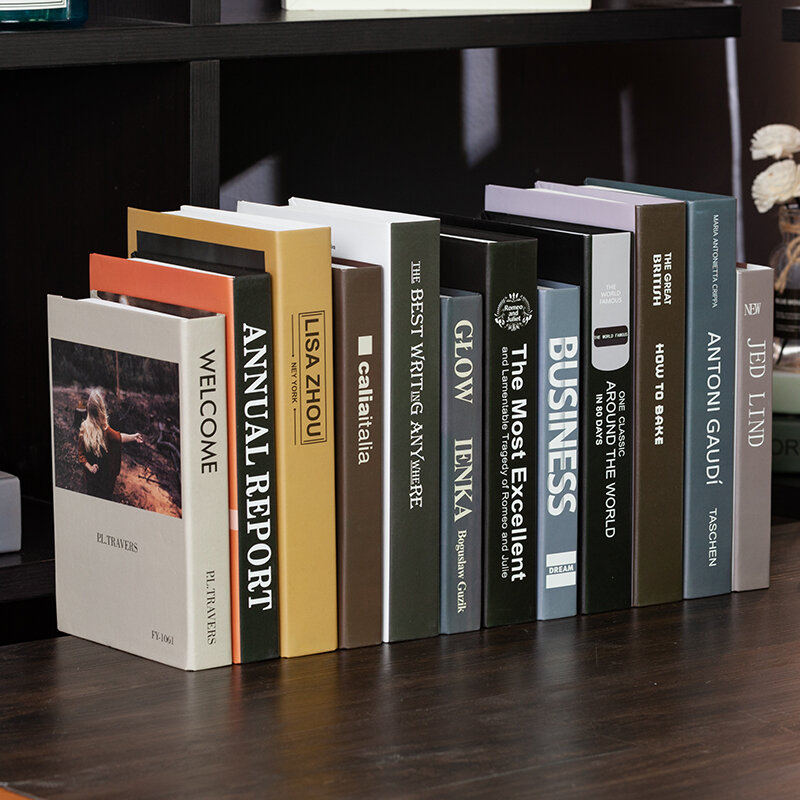 Modern Nordic Minimalist Fake Book Artificial Book Living Room and Shop Decorations Decoration Props Book Case Box Creative Furnishings