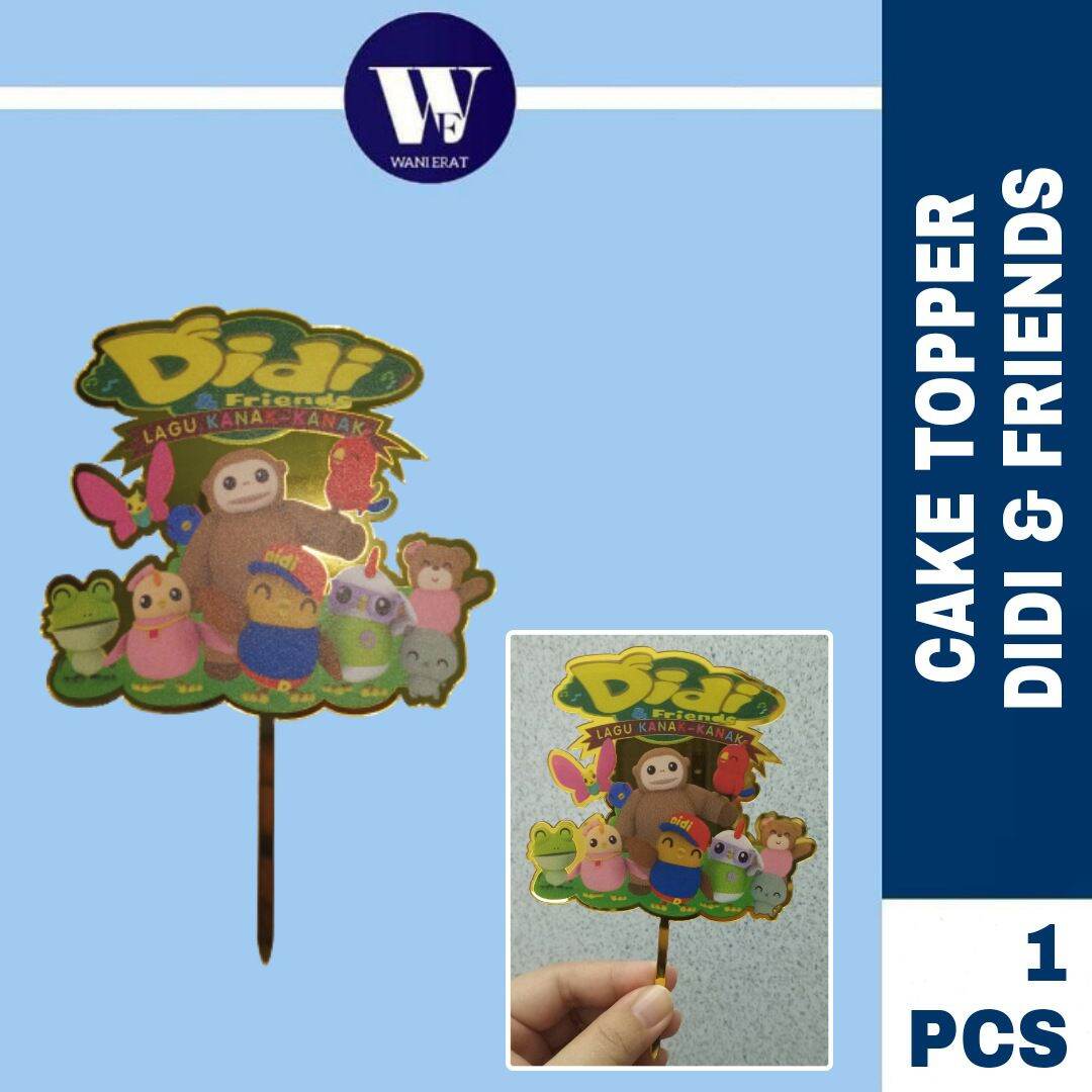 Cake Topper Didi Friends Cake Topper Lazada