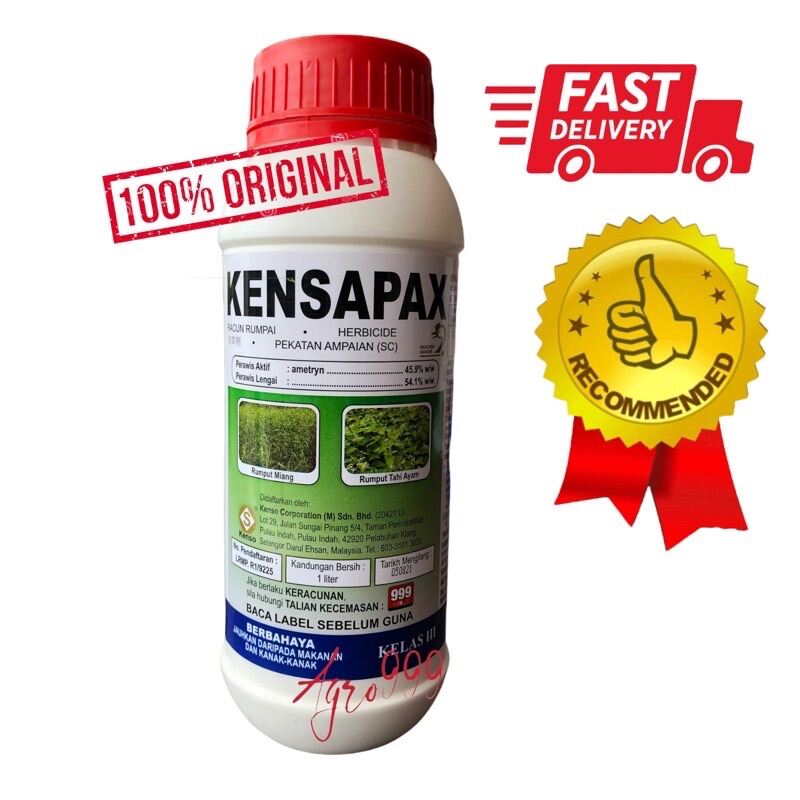 Kensapax 1l Racun Rumpai Rumput Sambau Lazada