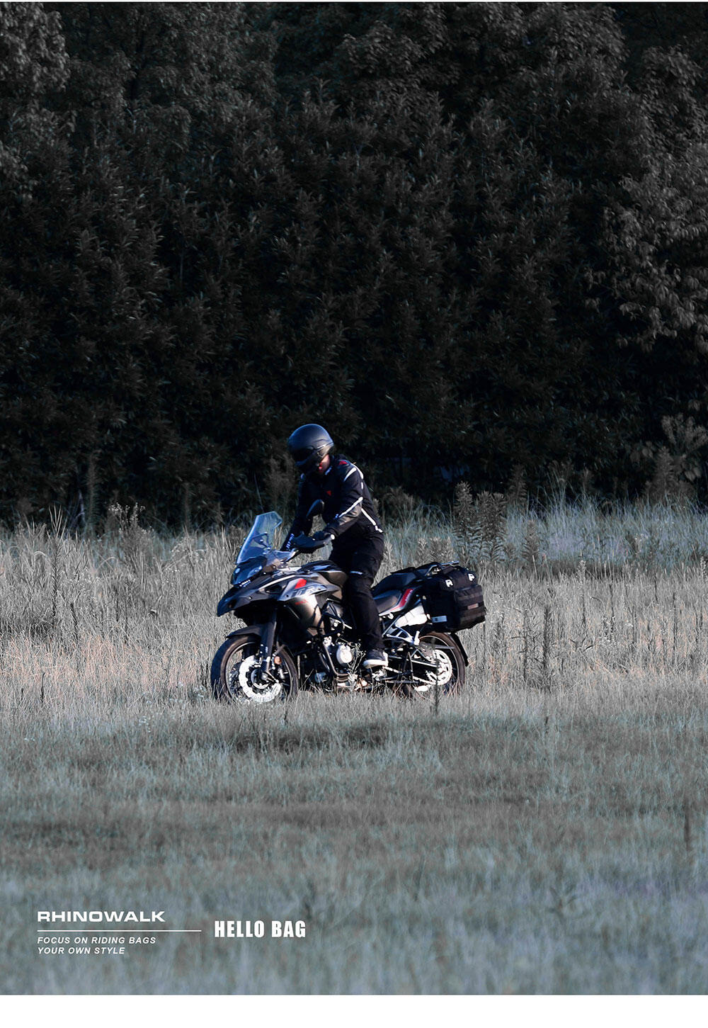 Rhinowalk Motorcycle Side Pannier Bag Waterproof Quick Release