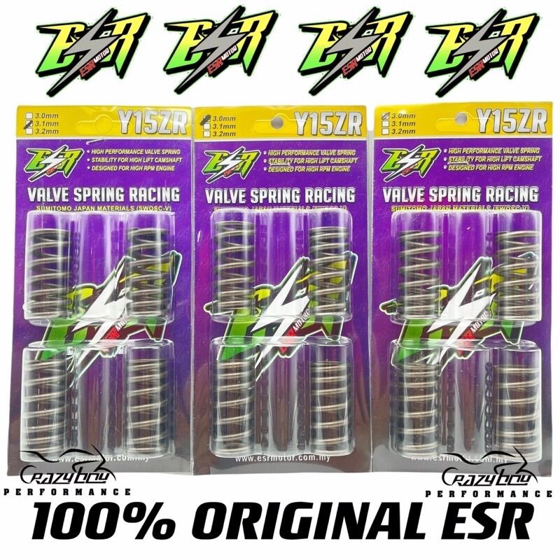 ESR MOTOR 100 ORIGINAL VALVE SPRING Y15ZR LC135 RS150 3.0MM 3.1MM 3
