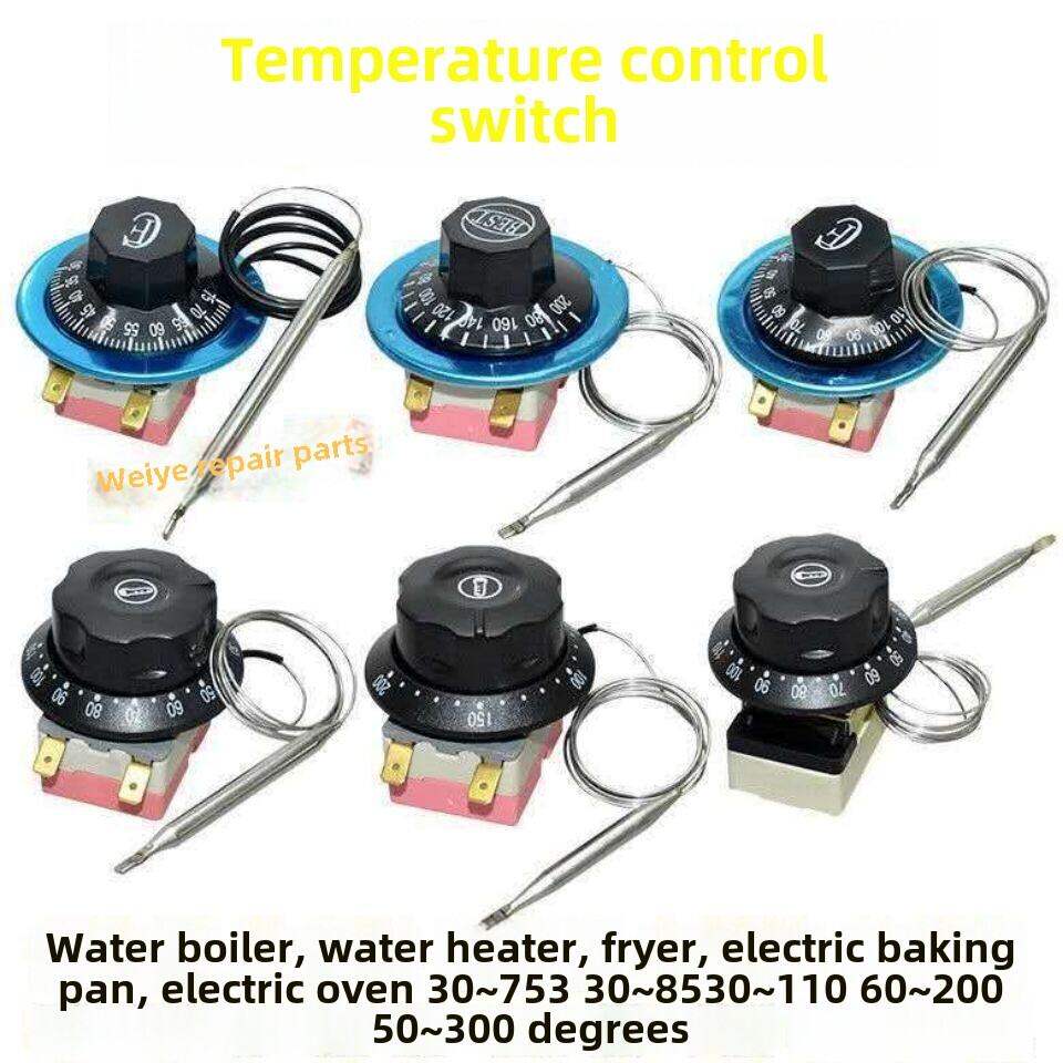 Thermal Switch Temperature Controller Knob Temperature Control Adjustable Thermostat Liquid Expansion Deep Frying Pan Water Boiler Temperature Control