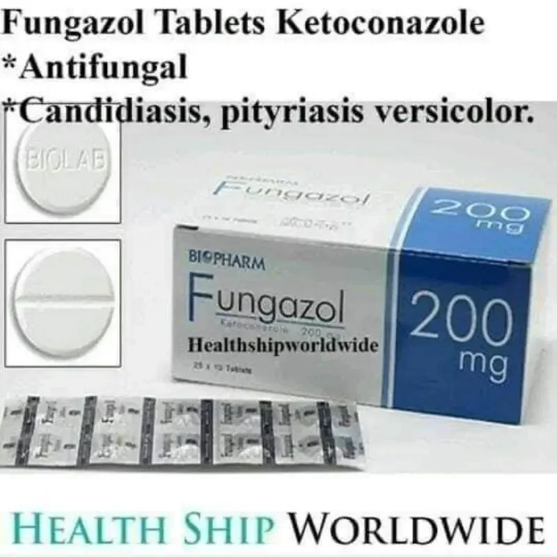 Ubat Kurap Panau Gatal Berkesan Ringworm Fungazol (10 tablets)