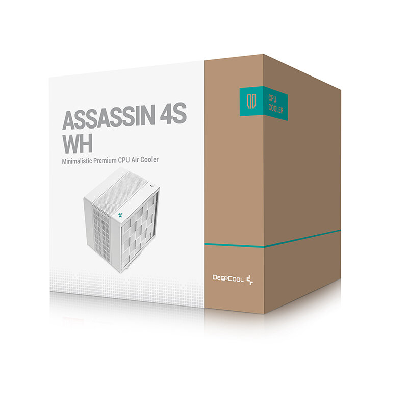 Deepcool Assassin 4 CPU Air-Cooled Radiator White 7 Heat Pipe ...