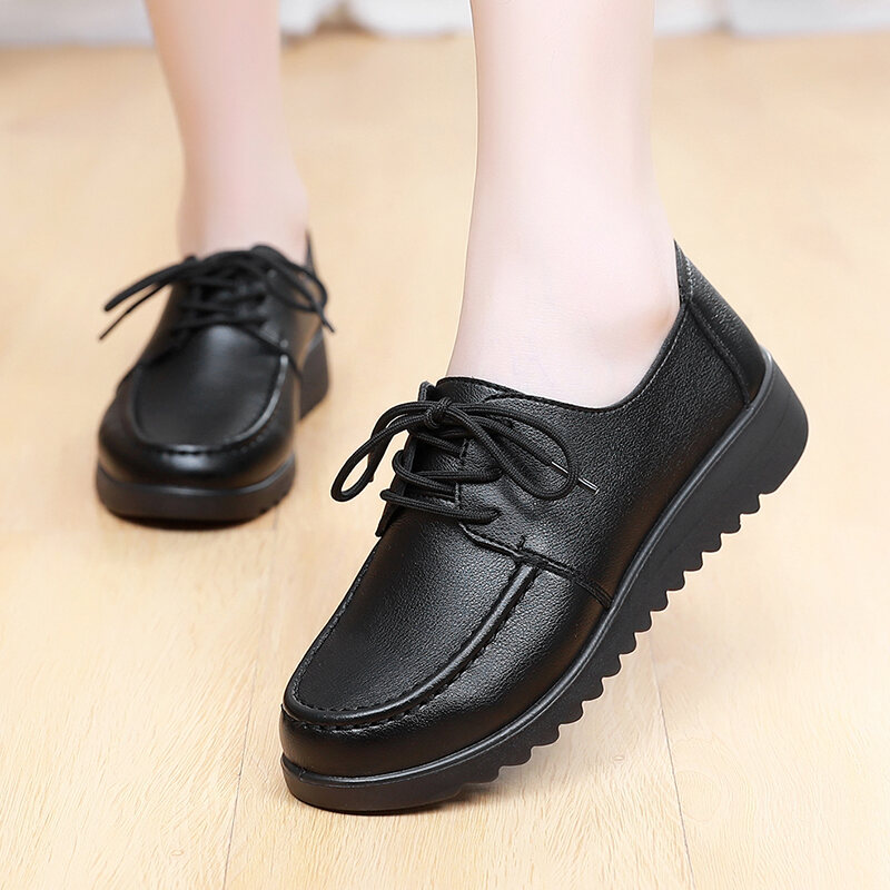 comfortable black non slip work shoes