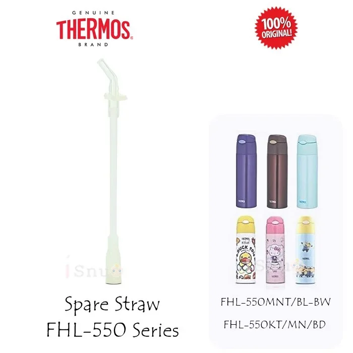 Thermos Spare Parts Thermos Straw Bottle Replacement Straw (Model FHL-550)