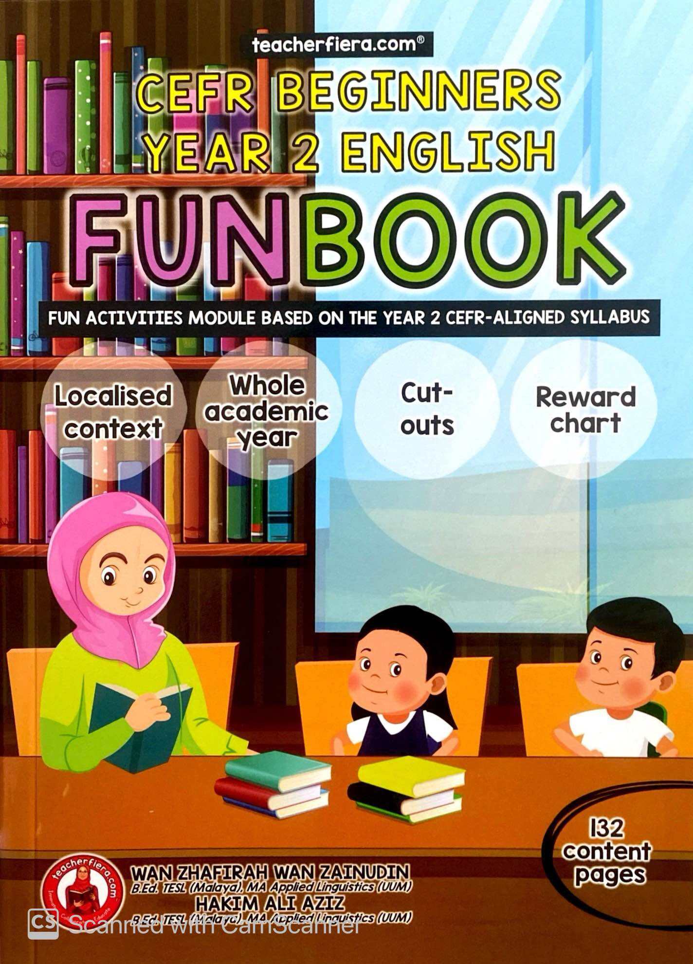 TEACHERFIERA CEFR BEGINNERS YEAR 1,2,3,4,5&6 ENGLISH FUNBOOK. 