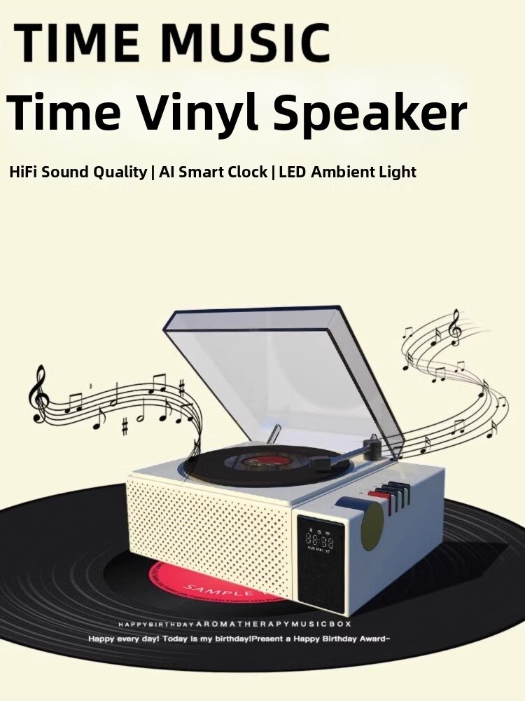 Wireless Bluetooth Speaker Living Room Decor Retro Audio