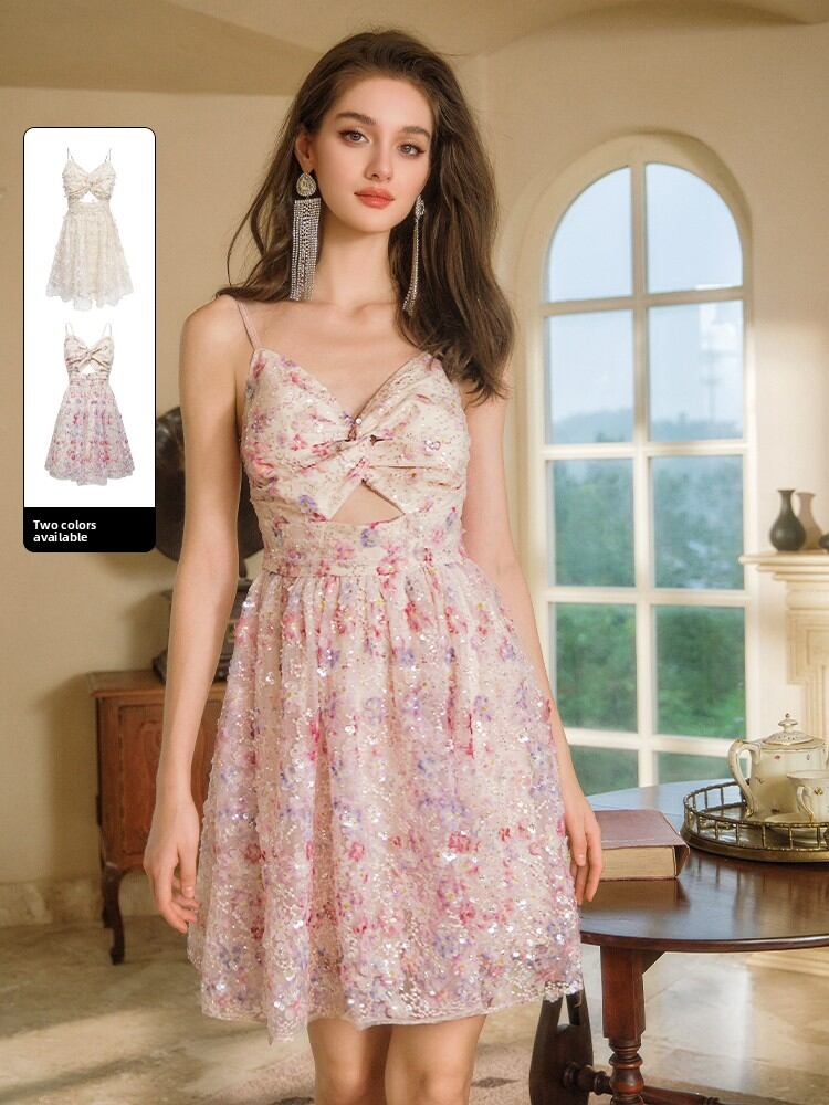 FLO NAKED | Pastel Dreamy Flower Field Backless Strapless Dress - Jenama FLO NAKED Harga 793 Ringgit*Penghantaran Percuma