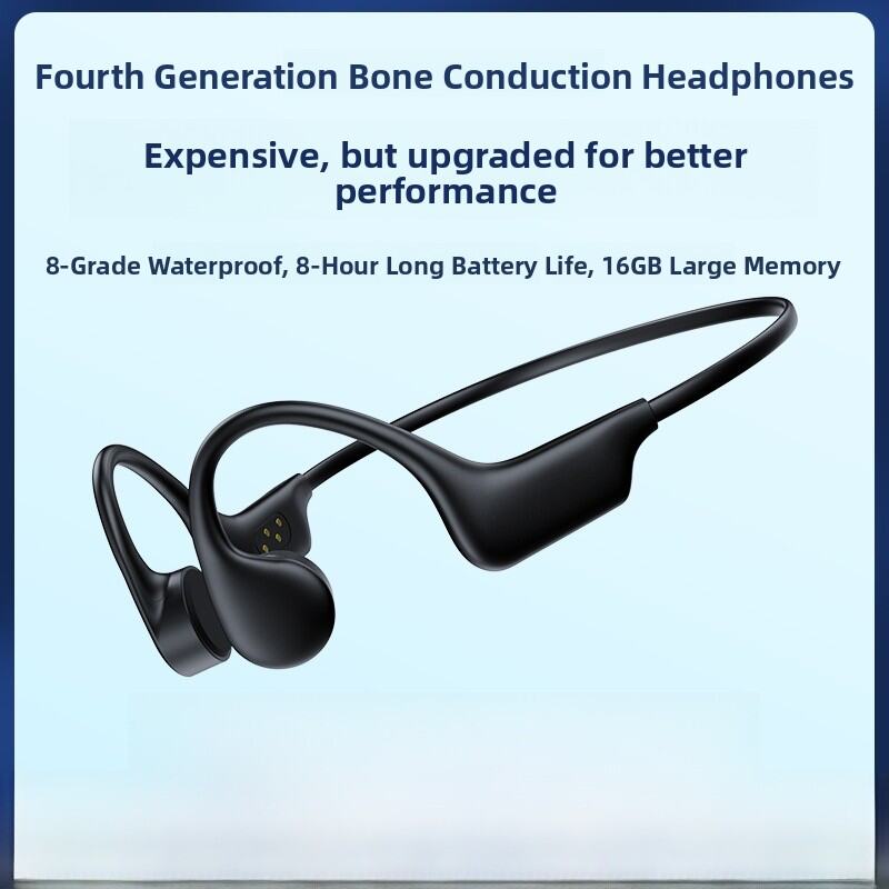 Bizoe | Bone Conduction Bluetooth Headphones with Built-in Memory Wireless Sports Running Swimming