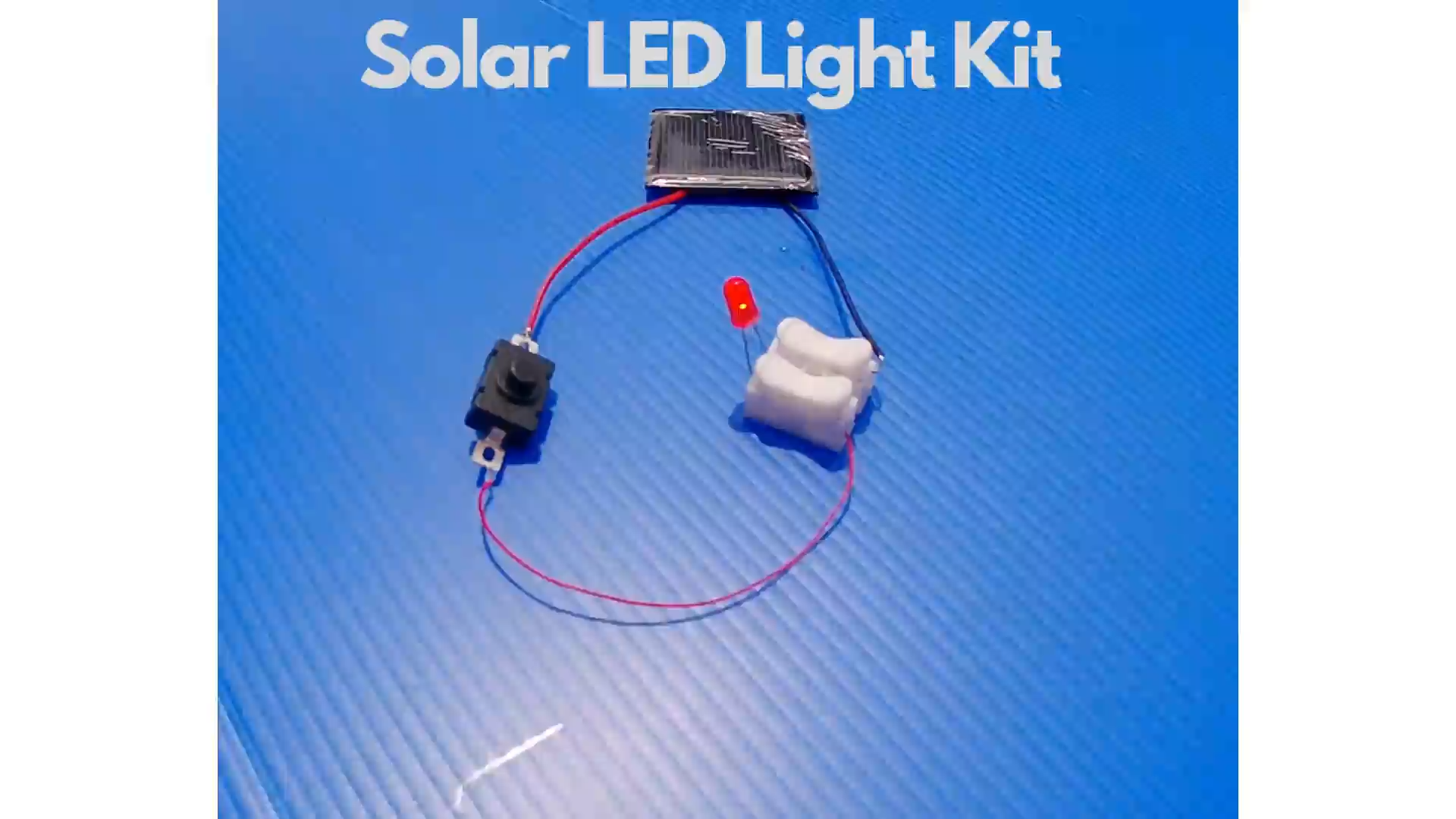 Project Rbt Lampu Ready Stock Solar LED Light Kit with ON/OFF Switch Push button Solar ...