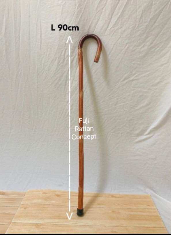 Safety Stick Rattan 32-35inch Rattan Manau Stick | Rotan Manau | Tongkat | Walking Stick ...