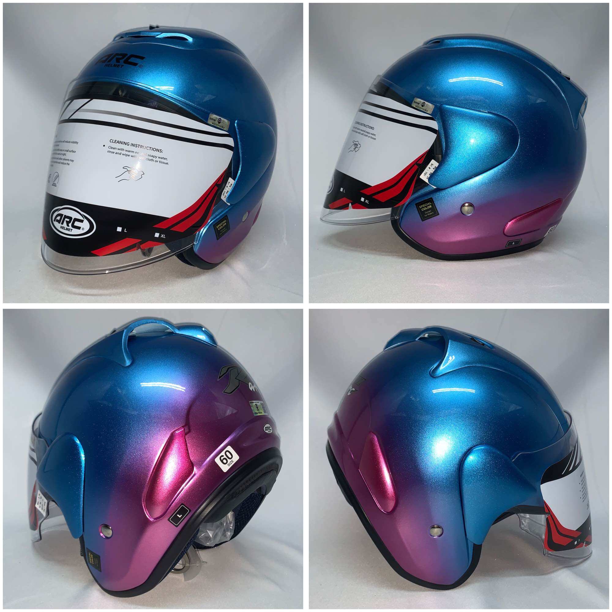 Arc Ritz ARC RITZ TWO TONE 2024 SPECIAL COLOUR HELMET ARC ORIGINAL ( HELMET ARC ...