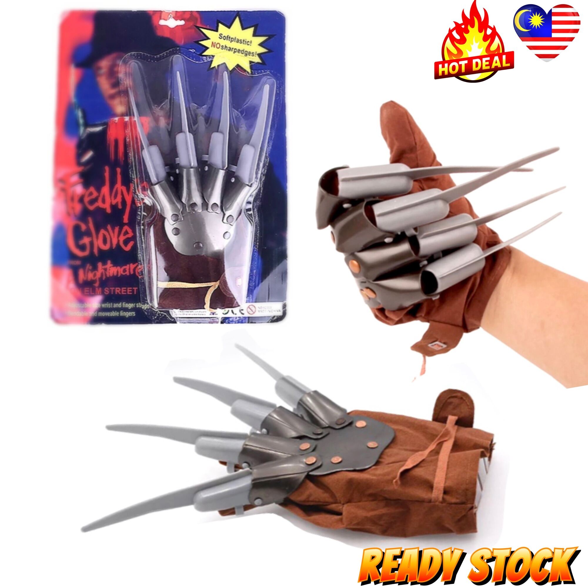 For Halloween Party Freddy Krueger Gloves Wolverine Ghost Claw Gloves Masquerade
