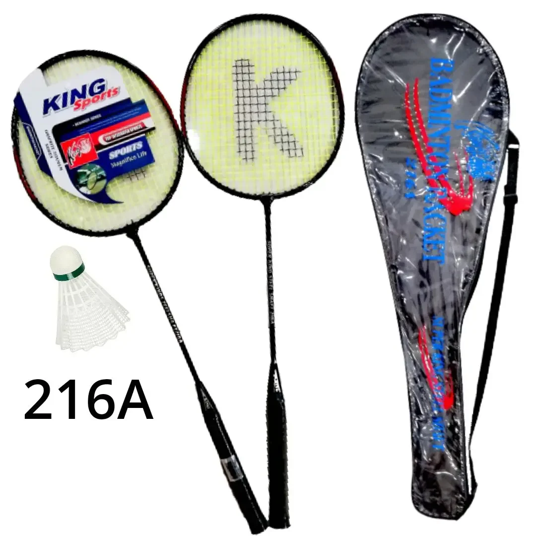 Super King Sport Badminton Racket 216A / Badminton Shuttlecock with Bag 🔥READY STOCK🔥