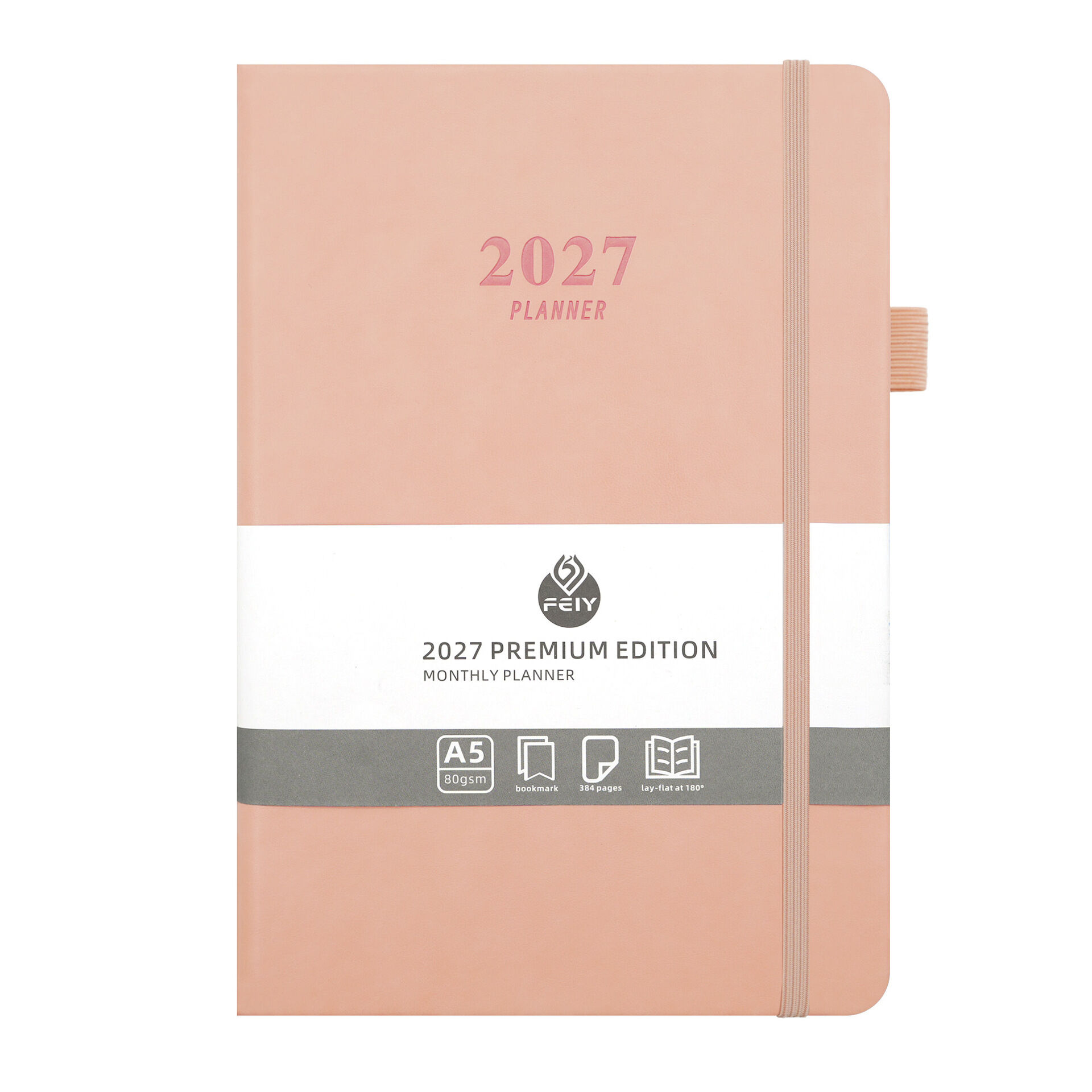 388 trang 2027 Tiếng Anh Lịch trình Kế hoạch Sổ tay tổ chức Nhật ký Lên kế hoạch A5 Máy tính xách tay văn phòng Sổ ghi lịch trình 365 ngày Sổ phác thảo
