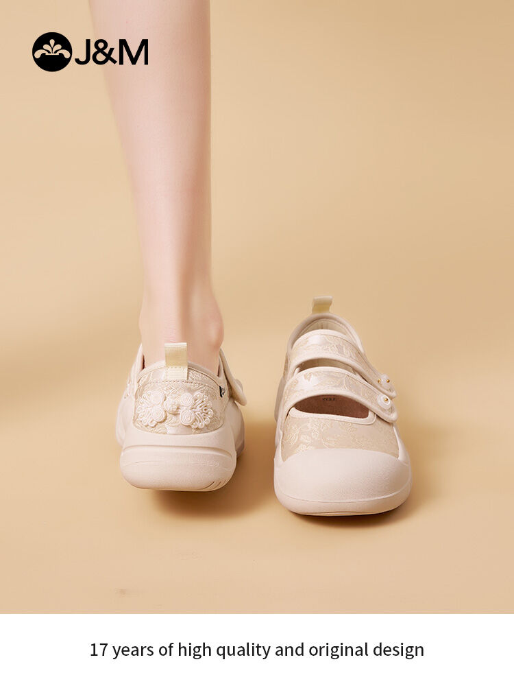 J&M | Thick Sole Height Increasing Casual Slip-On Women's Sandals Harga  330 Ringgit*Penghantaran Percuma