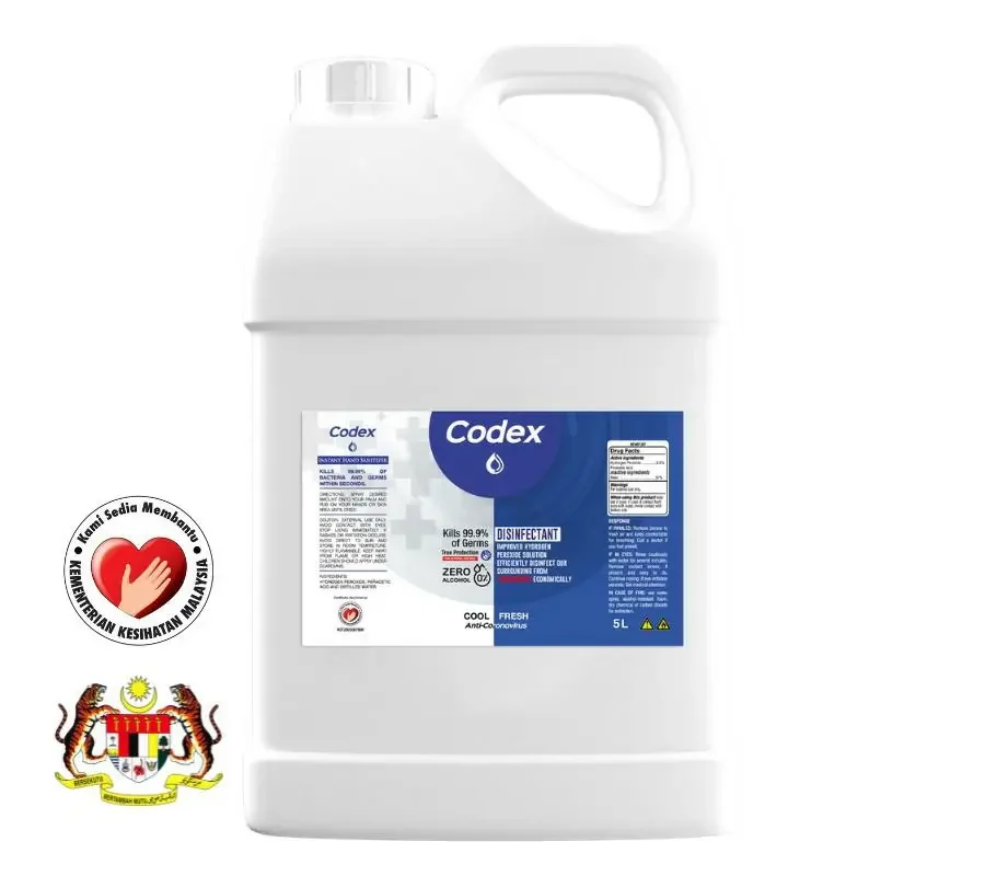 ReadyStock 5L Codex OFFSHORE GMBH frogging liquid kills 99% disinfectant potion无酒精消毒液 精油消毒液