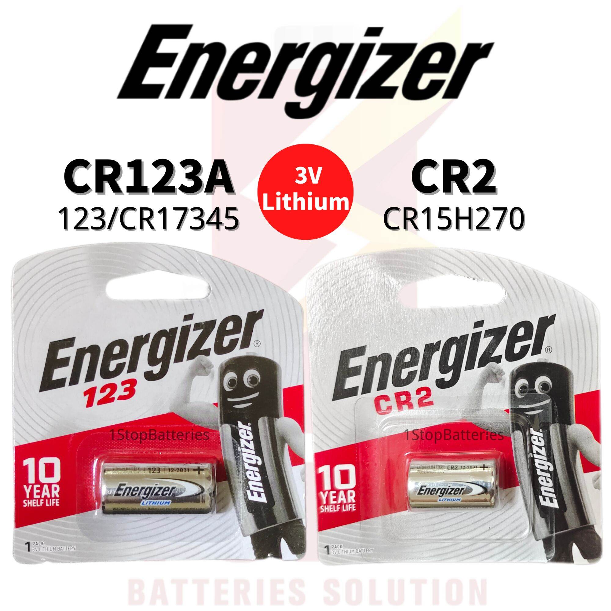S CR2 ENG (CR2) Piles Lithium 3,0V Energizer (3V - 800mAh
