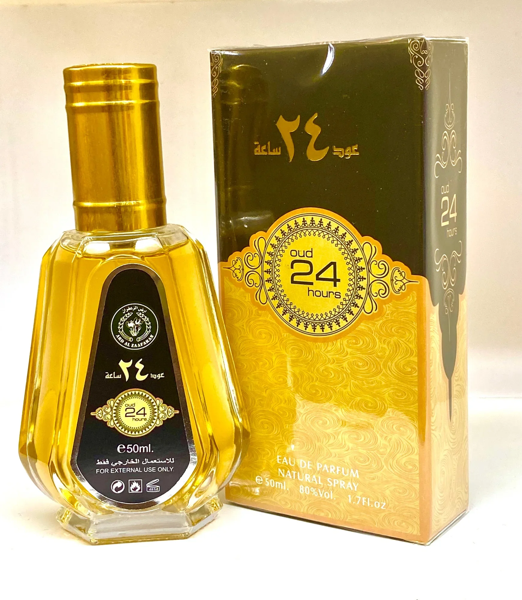 Oud 24 Hours Eau de Parfum 50ml Arabic Perfume Spray-50ml