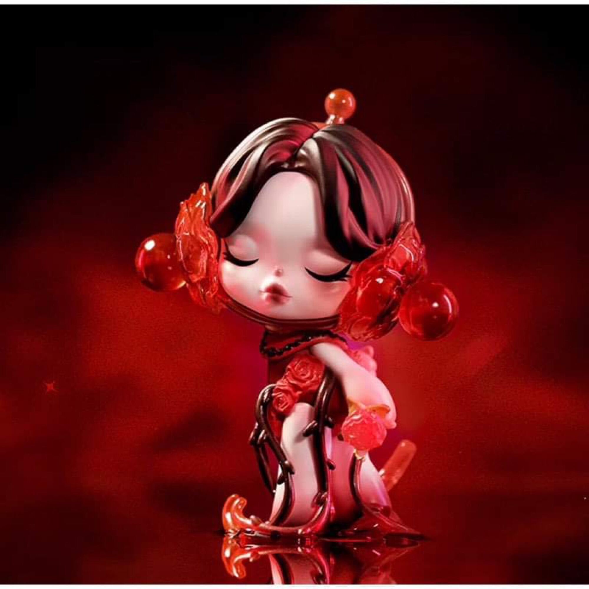 POP MART Skullpanda The Valentine's Day figurine/Sp情人节限定吊卡