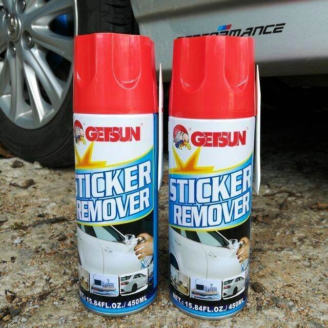 Ready stock Sticker remover Getsun removal sticker Spray Adhesive