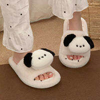 XIXITIAO | Non-Slip Plush Cotton Slippers for Home Use