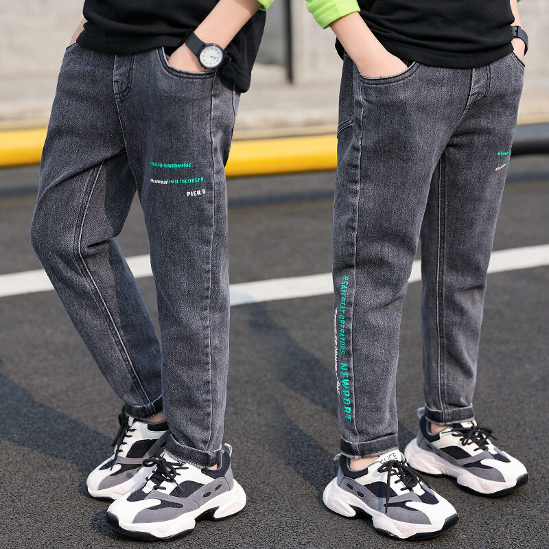 Casual Pants Boys' Jeans Korean-Style 