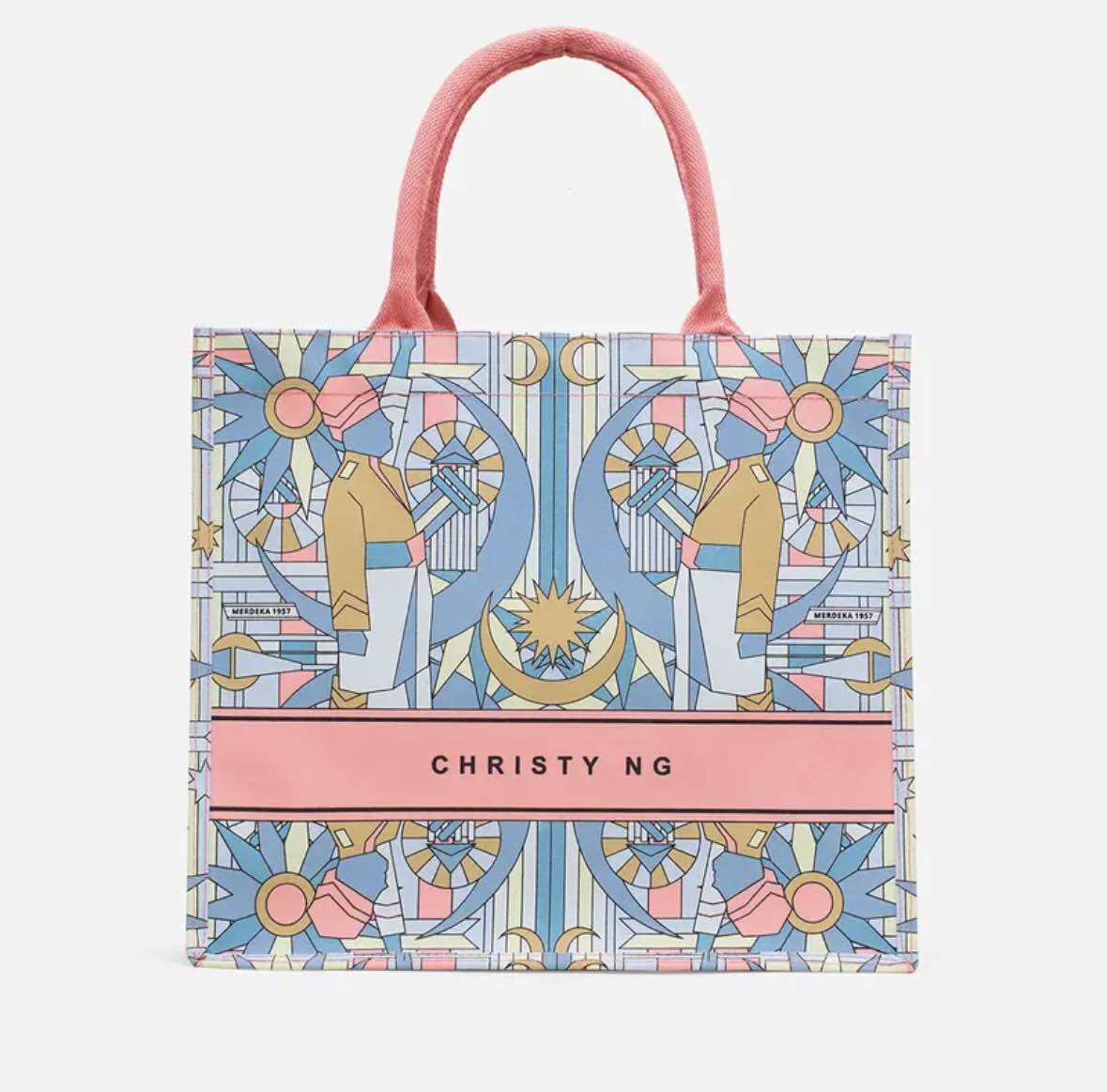 Christy Ng Merdeka 23 Grocery Tote (Large) Large Casual Tote