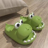 QIAOHUI | Cute Dinosaur Anti-slip Comfortable Summer Indoor Slippers