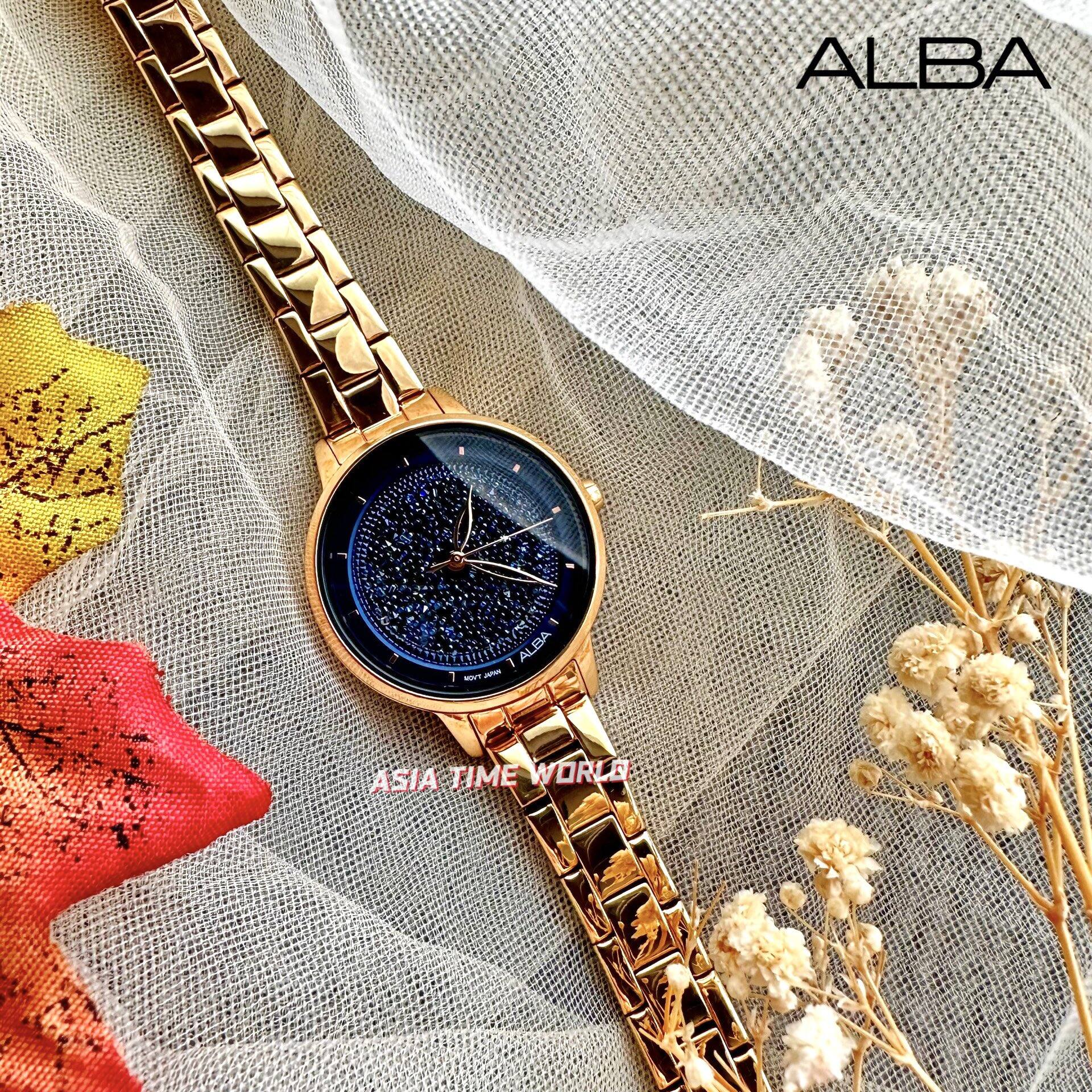 Alba rose gold outlet watch