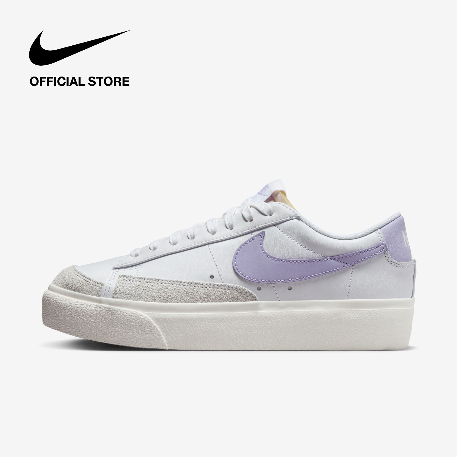 Nike Women's Blazer Low Platform Shoes White Lazada