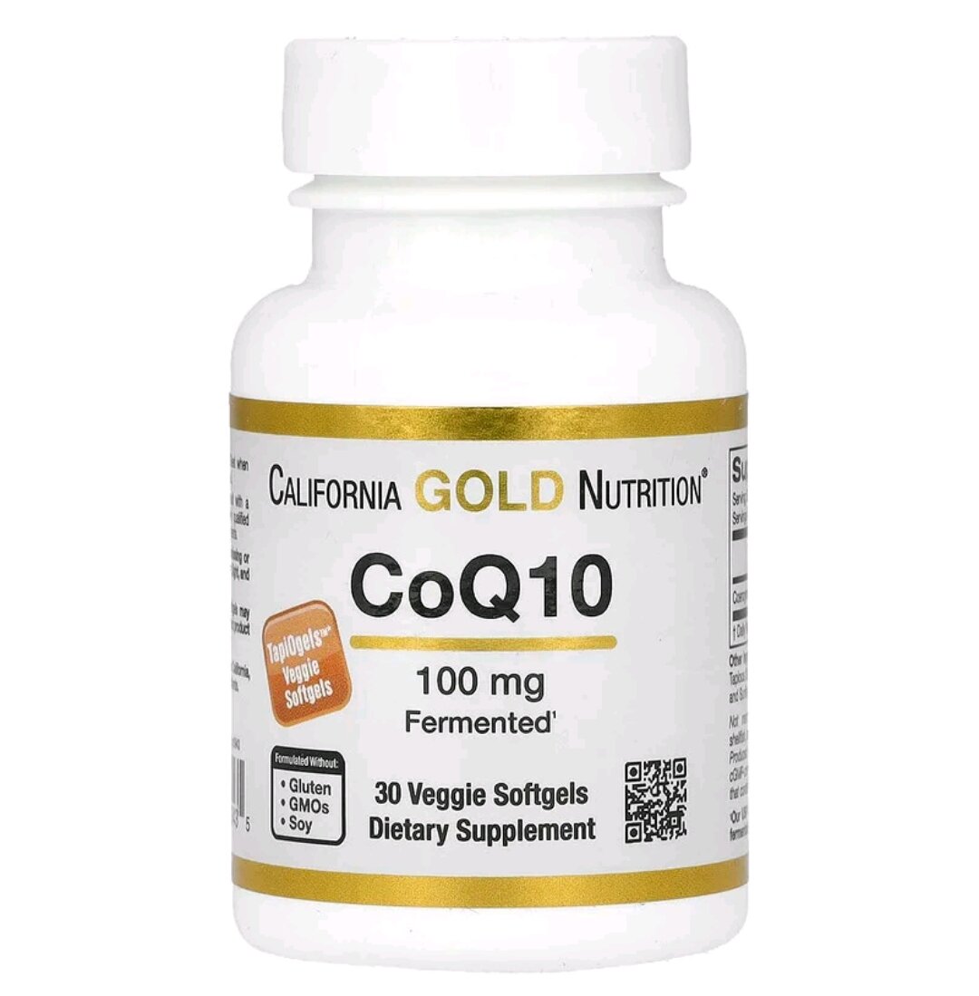 California Gold Nutrition, CoQ10, 100 Mg, 30 Veggie Softgels | Lazada