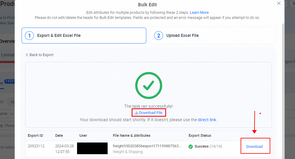 How to Mass Update Package Weight and Dimensions Lazada Seller Center