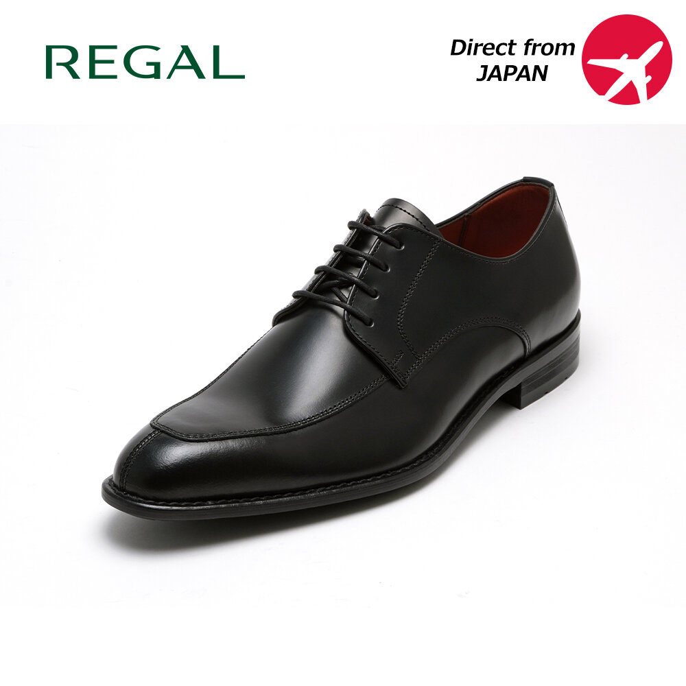 REGAL Men's Regular Fit Leather Dress Shoes 426R – Oxford Plain