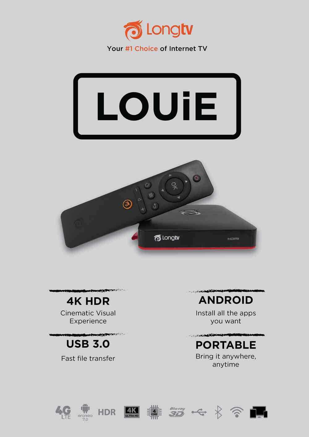 LongTV Hi3798MV200 Android TV Box