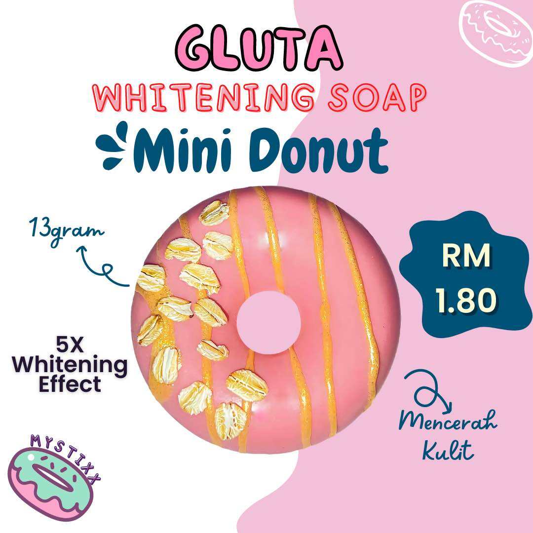 sabun-donut-mini-13g-whitening-soap-memutih-mencerahkan-kulit-lazada