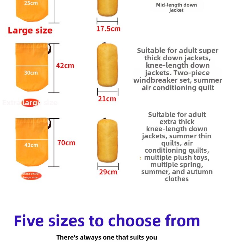 Large Capacity Drawstring Storage Bag, Round Bottom Dustproof Moisture Proof Pouch For Clothes Toys Blankets
_voghion.com