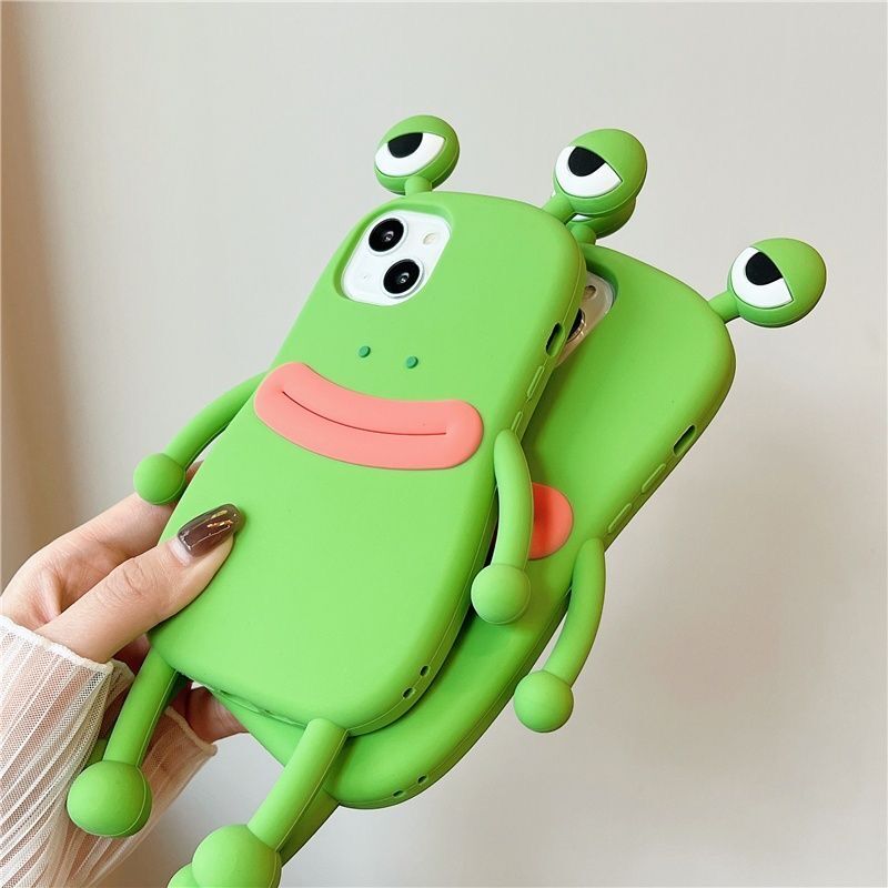 Frosch Handyhülle Aus Silikon Weiches Schutzcase Für Iphone_voghion.com