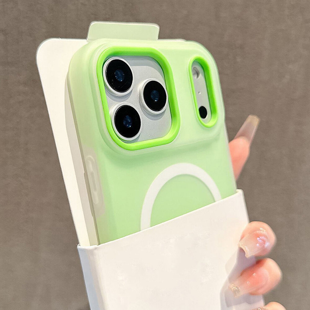 Candy Colour Magnetic Wireless Charging Case For Iphone Pro Max_voghion.com