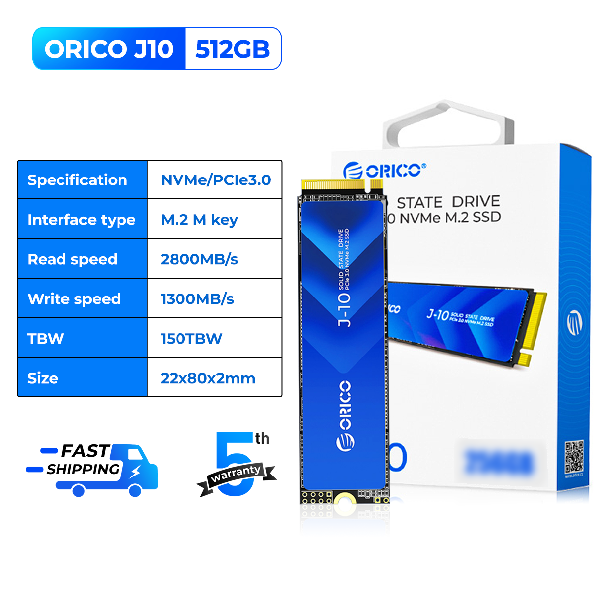 Orico m.2 ssd m2 nvme ssd pcie 3.0 ssd nvme gen3 x4 ssd m.2 m key 2280mm nội bộ ổ cứng lưu trữ thể r