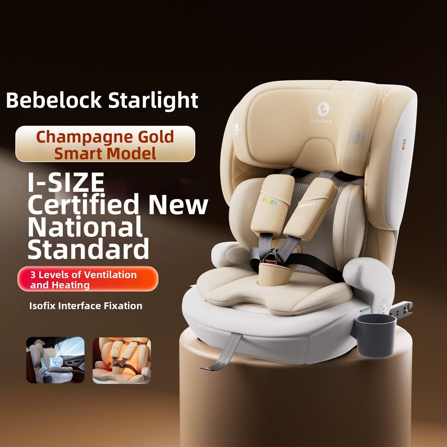 bebelock | Safe Portable Child Car Seat 1-12 Years