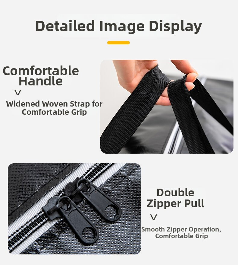 Heavy Duty Large Capacity Storage Bag For Clothes And Quilts_voghion.com