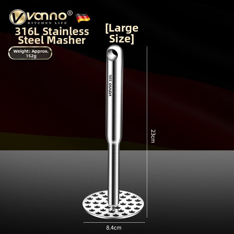 VONNO | Baby Food Stainless Steel Potato Masher