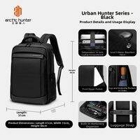 Arctic Hunter | Business Commuter Mens Backpack Casual Lightweight Simple 16 Inch