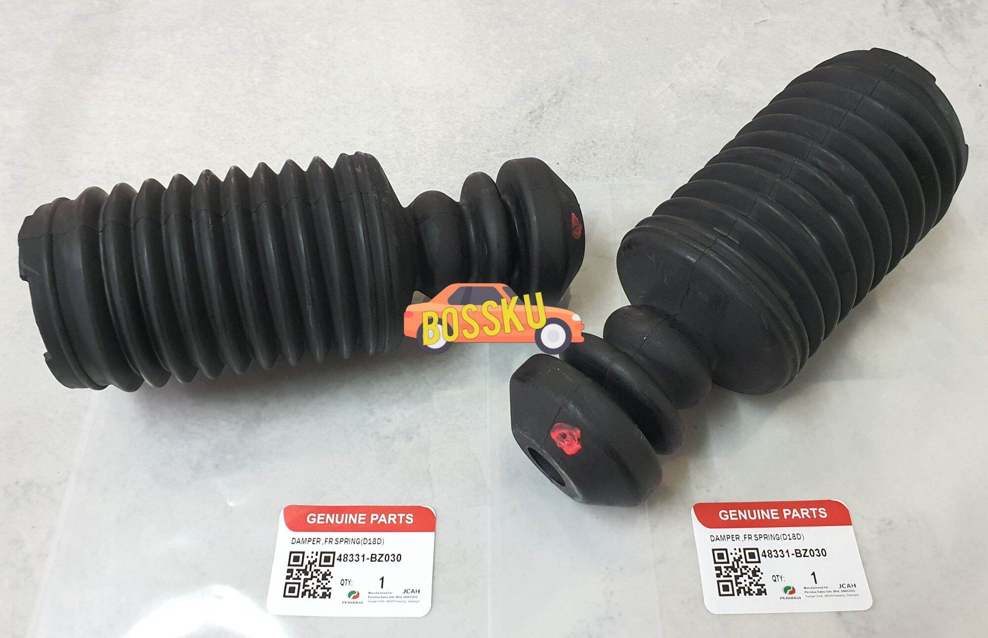 2 IN 1 SET -FRONT ABSORBER COVER / DUST COVER - PERODUA MYVI