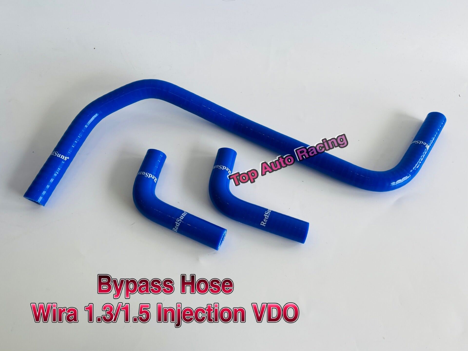 Redsuns Silicone 4Layer Radiator Hose Wira Satria 1.3 1.5 Injection VDO