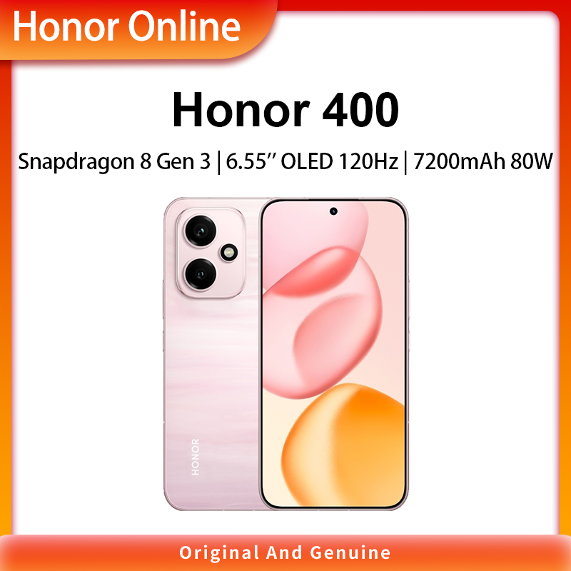 Honor 400 Snapdragon 7 Gen 4 6.55'' OLED 120Hz 2736*1264 Resolution 7200mAh 80W Presyo 20,599 Piso*Libreng Shipping